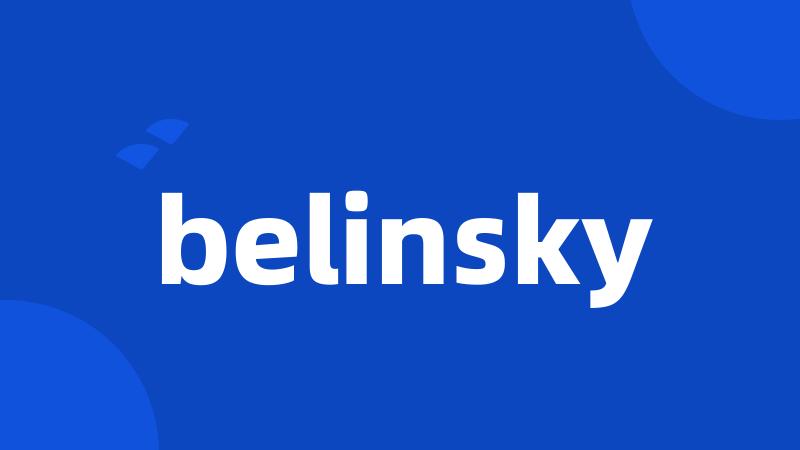 belinsky