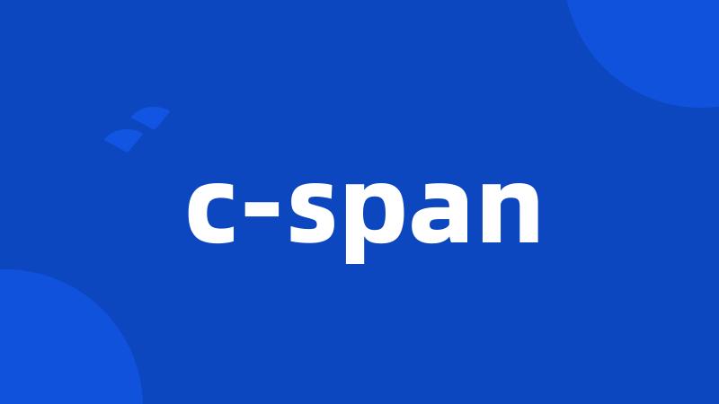 c-span