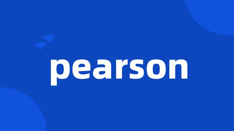 pearson