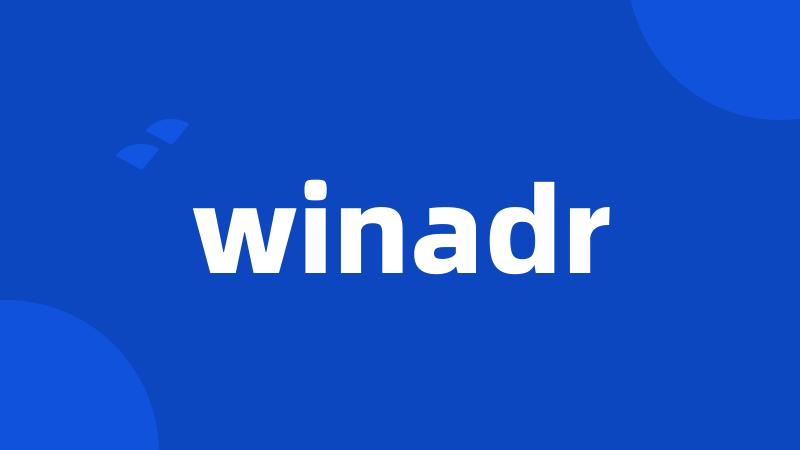 winadr