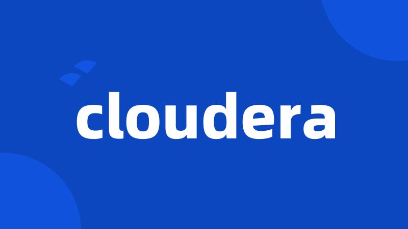 cloudera