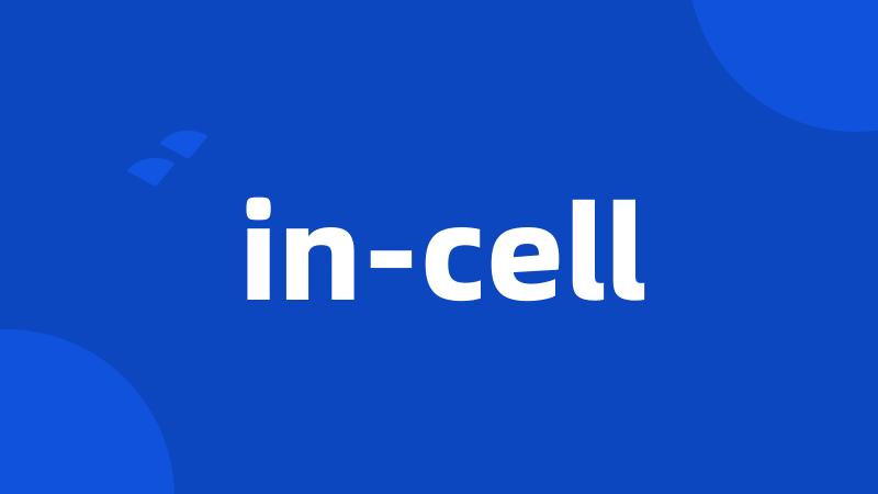 in-cell