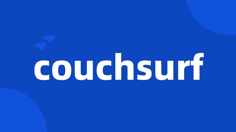 couchsurf