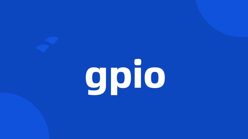 gpio