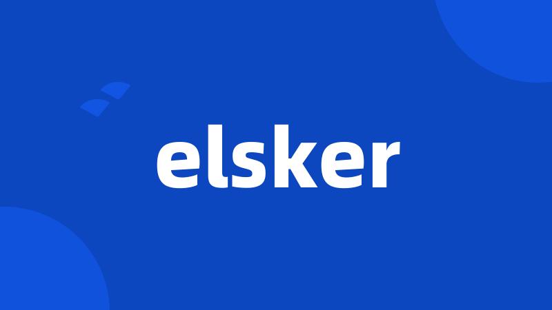 elsker