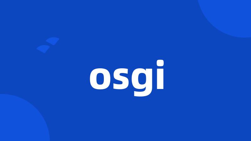 osgi