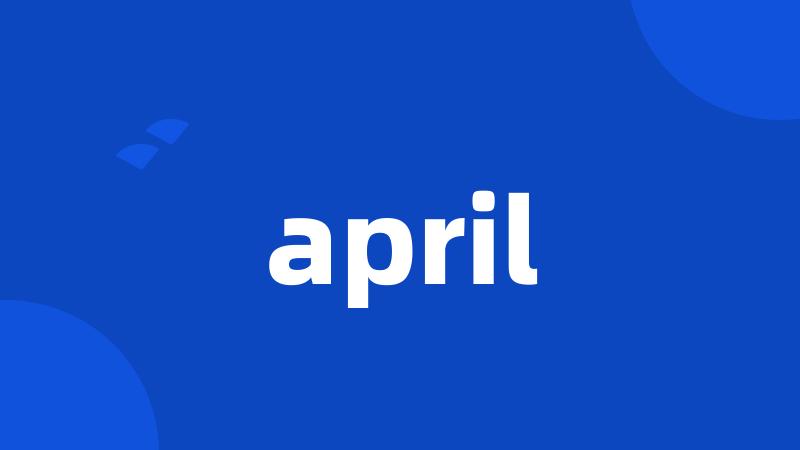 april