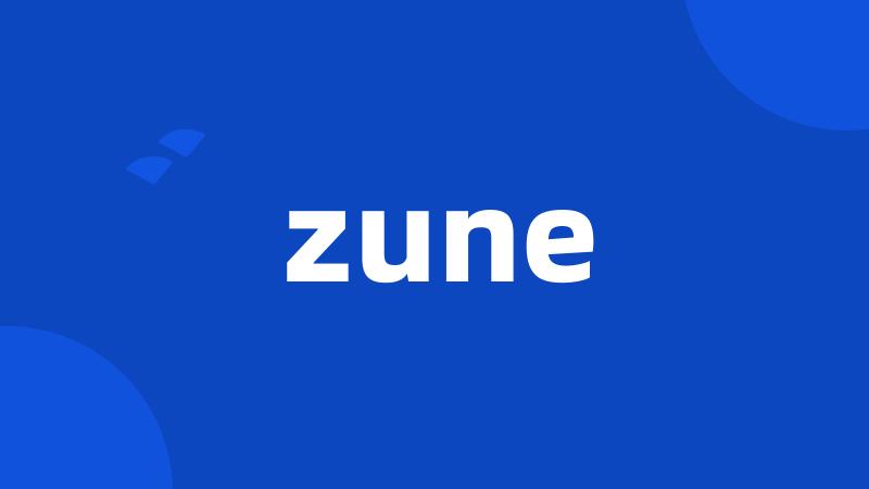 zune