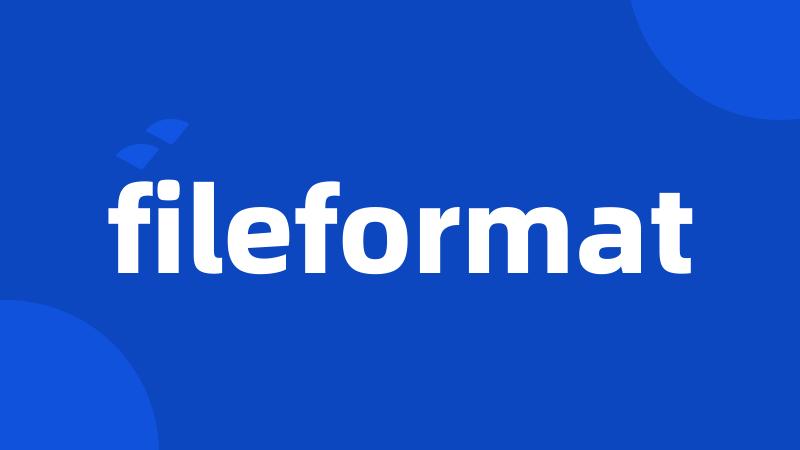 fileformat