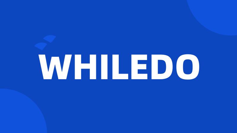 WHILEDO