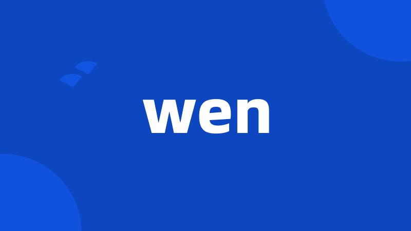 wen