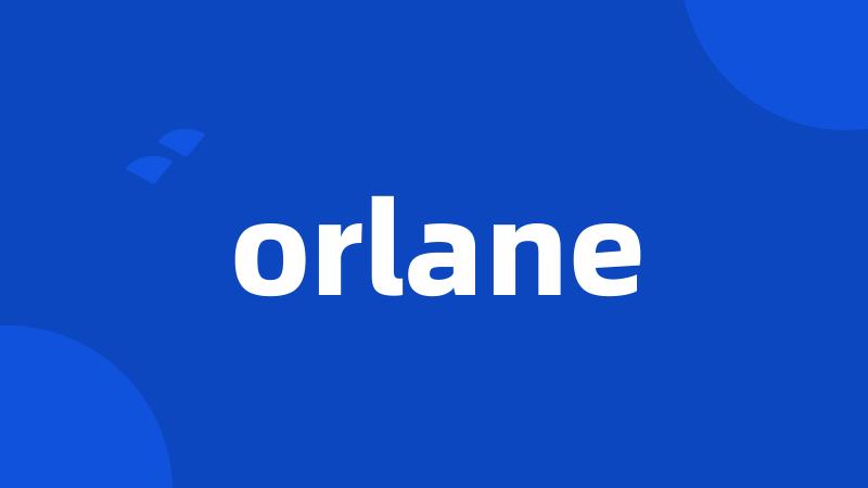 orlane