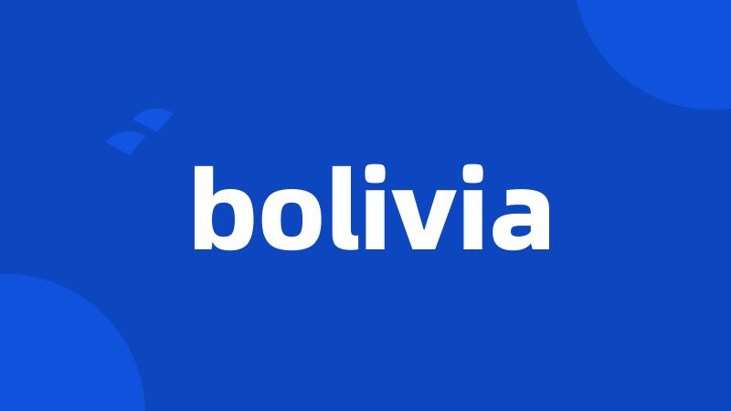 bolivia