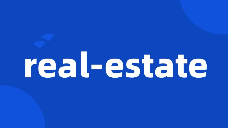 real-estate