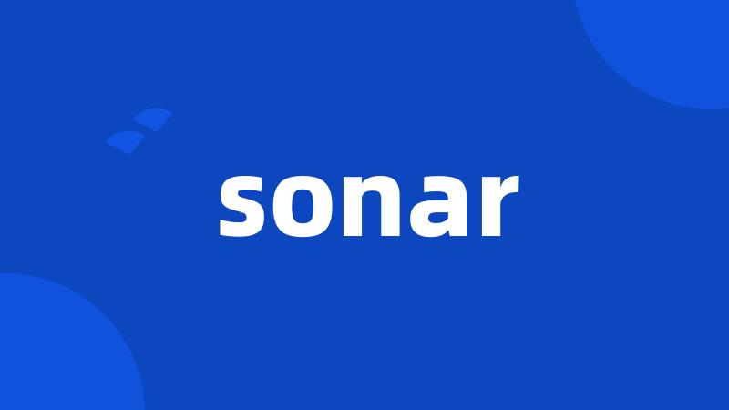 sonar