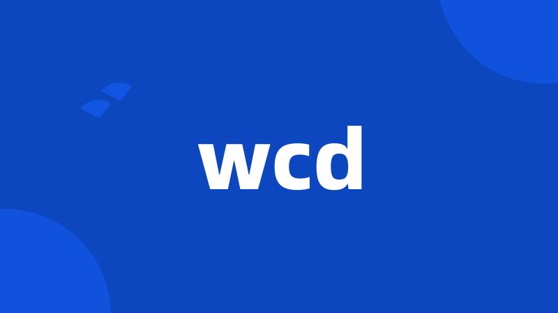 wcd