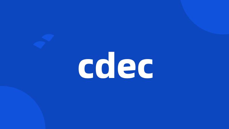 cdec