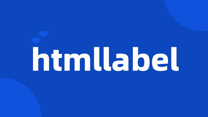 htmllabel