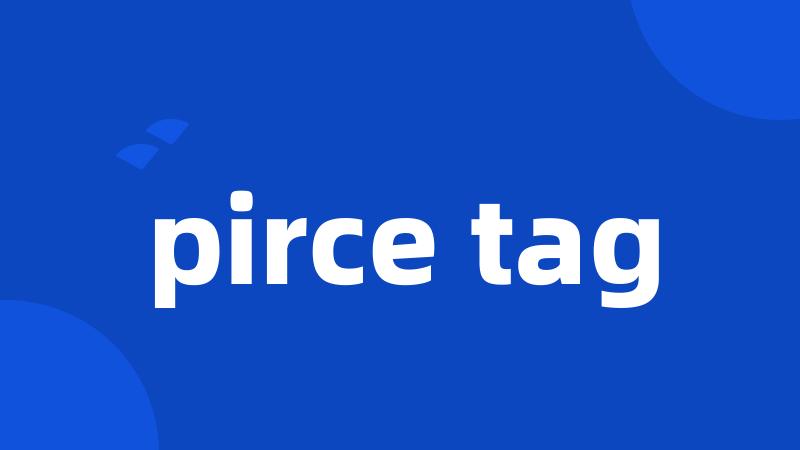 pirce tag