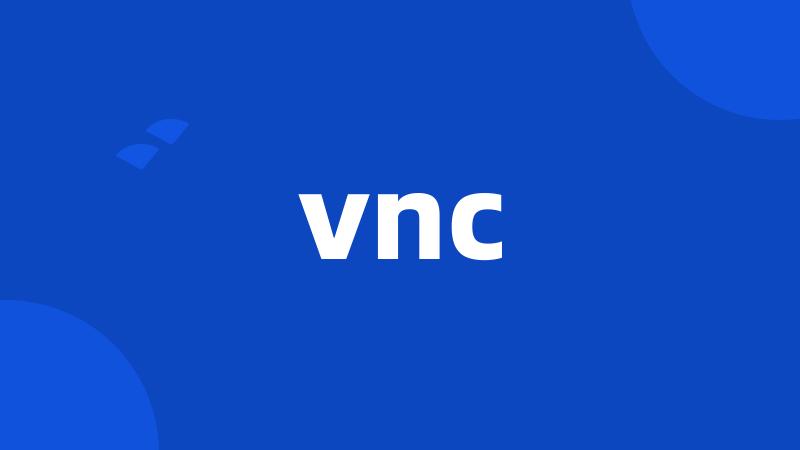 vnc