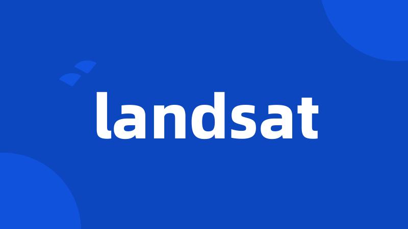 landsat