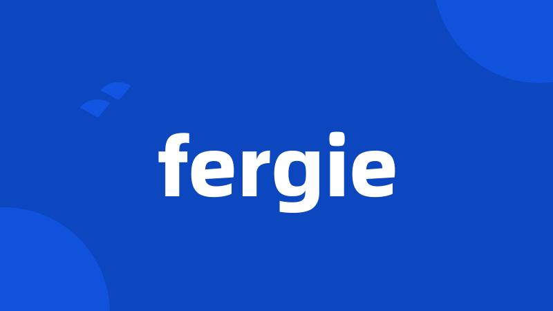 fergie