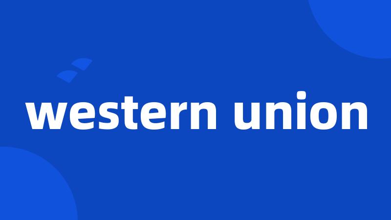 western union