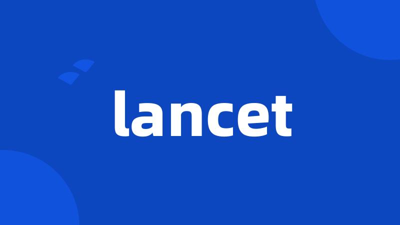 lancet