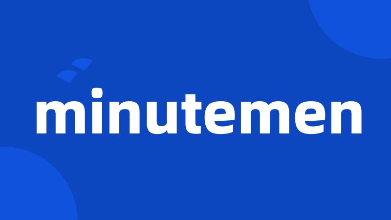 minutemen