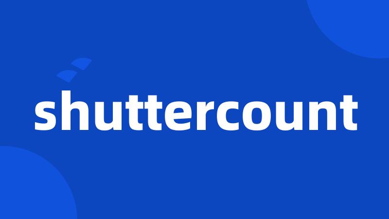 shuttercount