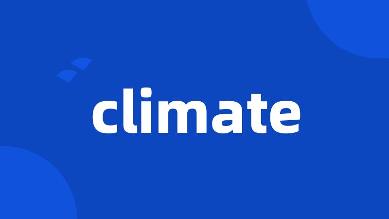 climate