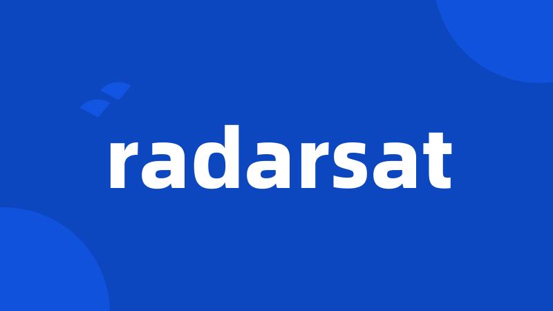 radarsat