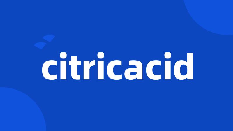 citricacid