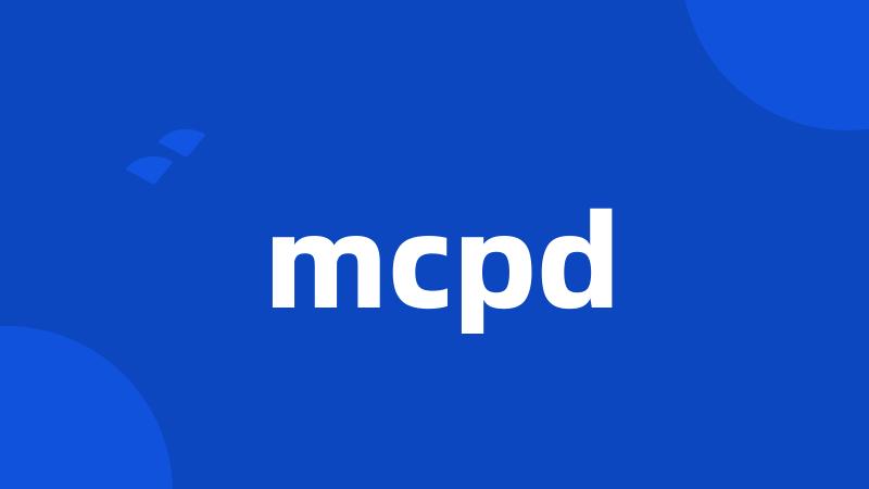 mcpd