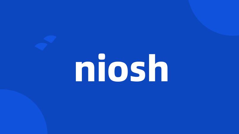niosh