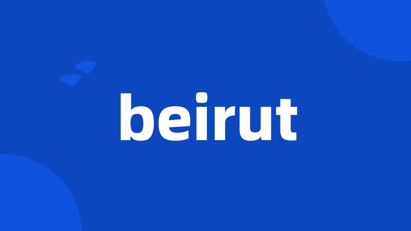 beirut