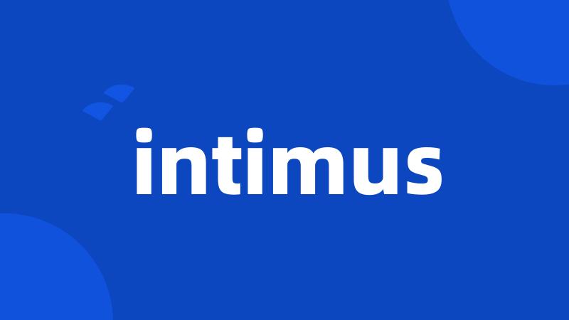 intimus