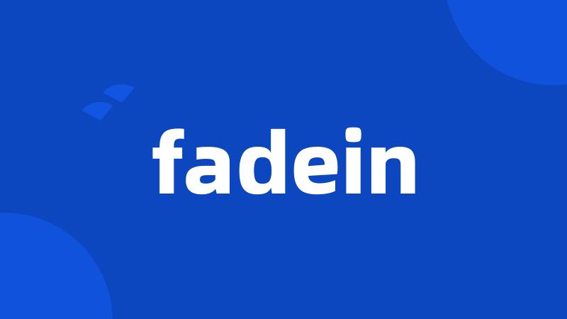 fadein