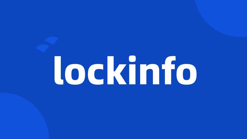 lockinfo