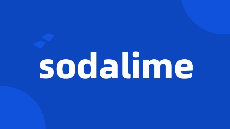 sodalime