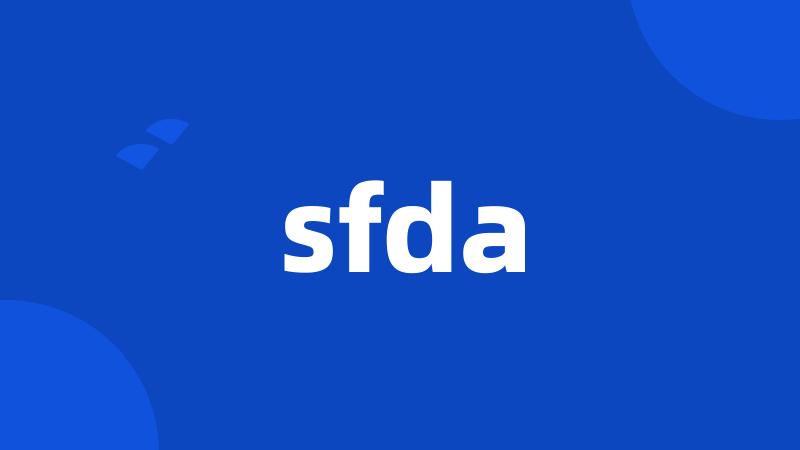 sfda