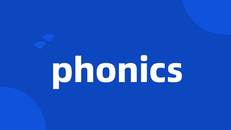 phonics