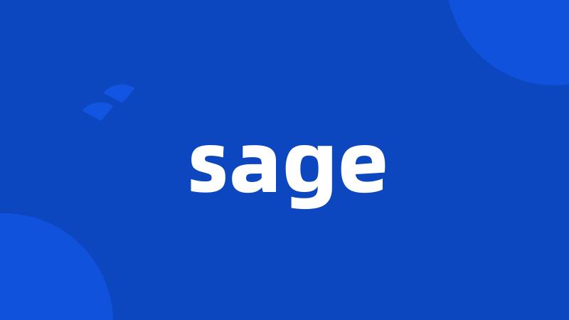 sage