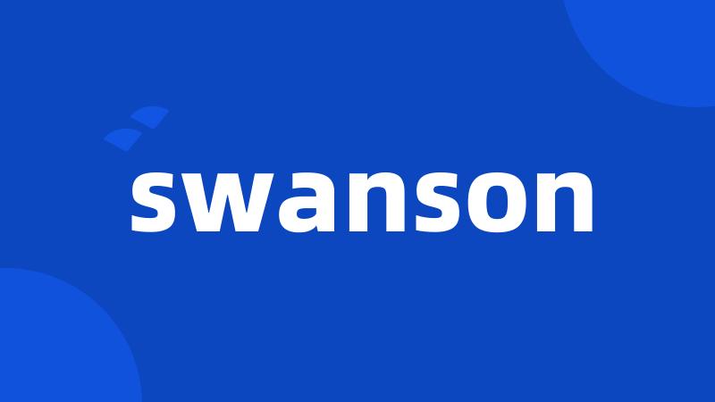 swanson