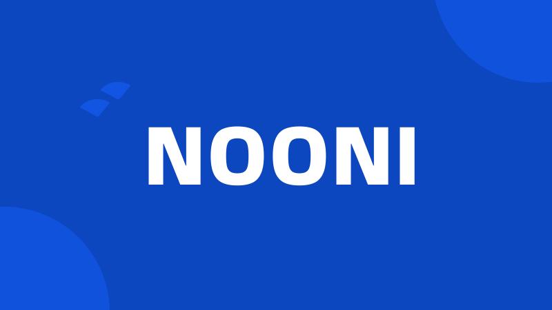 NOONI