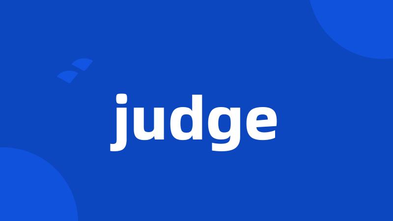 judge