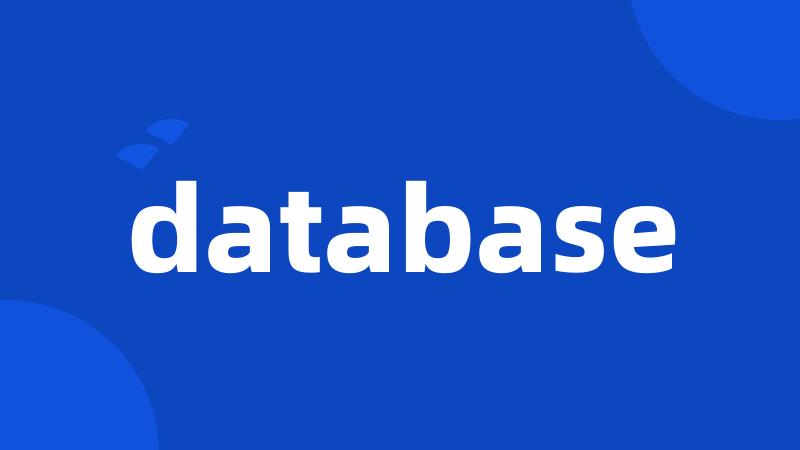 database