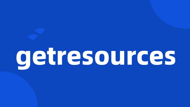 getresources