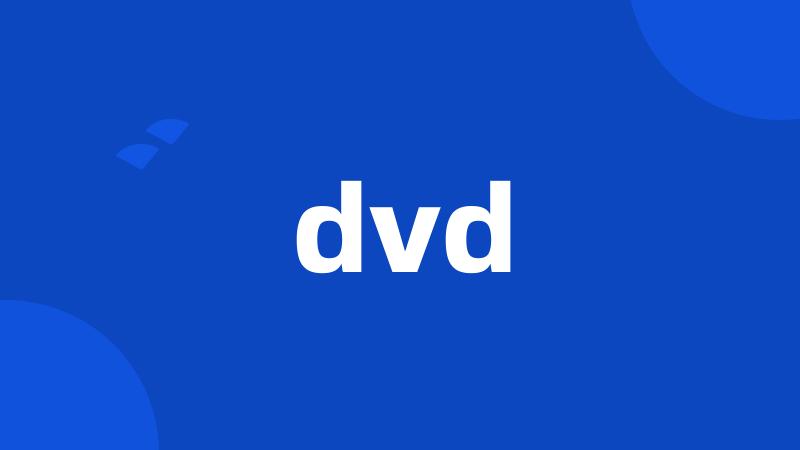 dvd