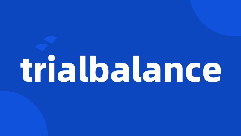 trialbalance